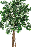 Künstlicher Bougainvillea-Baum weiß 1,50 - 1,80 Meter