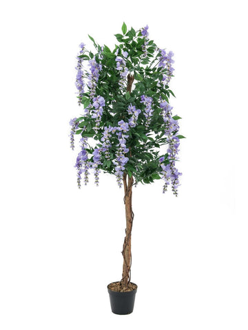 Künstlicher Wisteria Goldregenbaum lila 1,50 - 1,80 Meter