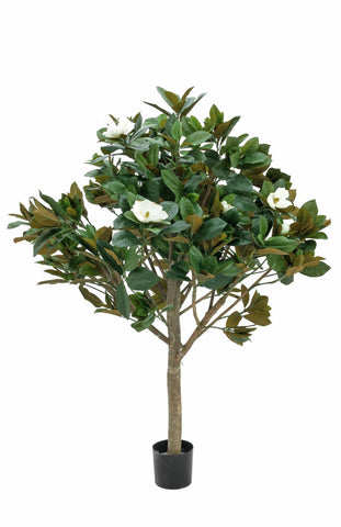 Künstlicher Magnolienbaum mit Blüten 150cm