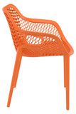 Stuhl AERO XXL, stapelbar, orange