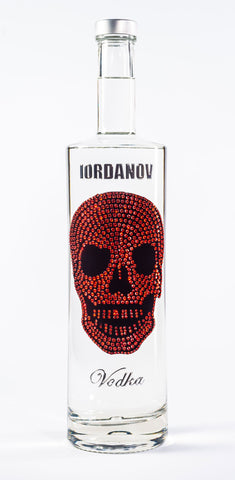 Iordanov Vodka Diamond Skull Edition aus ca. 1000 Kristallen 0,7 Liter (57,00€/L.)