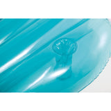 XXL Badeinsel Muschel blau inkl. Getränkehalter, 190 cm