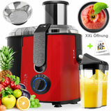 Entsafter für Obst und Gemüse aus Edelstahl 1.100 Watt, große 85 mm Einfüllöffnung. 3 Geschwindigkeitsstufen, Saftpresse (Juicer)