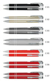 Kugelschreiber aus Vollmetall inklusive Druck Ihres Namens, Firma oder Logo