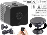 Mobile Mini-HD-Überwachungskamera mit Bewegungssensor, 1 Jahr Stand-by. Akkubetrieb.