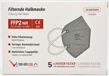 FFP2 Anthrazit Atemschutzmasken Sondermodell 5-lagig. (CE2841 EN 149:2001 + A1:2009)