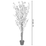 Künstlicher Pfirsischbaum pink 160 cm