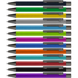 Ab 115 Cent: Gummierte Kugelschreiber inklusive Druck Ihres Namens, Firma oder Logo. Muster gratis!