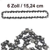 4x Ersatzketten 6 Zoll Sägeketten zu Mini-Akku-Kettensäge