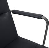 Bürostuhl HILDE, echtes Büffelleder, ergonomisch, belastbar bis 120 kg