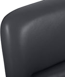 Bürostuhl HILDE, echtes Büffelleder, ergonomisch, belastbar bis 120 kg