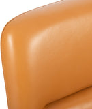 Bürostuhl HILDE, echtes Büffelleder, ergonomisch, belastbar bis 120 kg