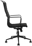 Bürostuhl NELSON, Leder schwarz