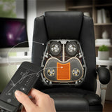 Massagesessel als Leder-Chefsessel RUBIN mit Liegefunktion. Bis 150 kg.