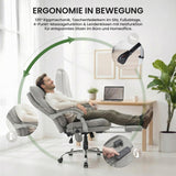 Massagesessel als Leder-Chefsessel SIMBA mit Liegefunktion. Bis 150 kg.