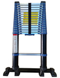 Teleskop-Anlegeleiter 440 cm neu jetzt mit ausziehbaren Stabilisatoren. EN131 Europanorm.