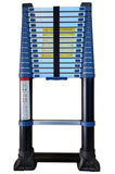 Teleskop-Anlegeleiter 440 cm neu jetzt mit ausziehbaren Stabilisatoren. EN131 Europanorm.
