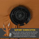 Aufblasbare Halloween-Dekoration – Geisterbaum mit LED-Beleuchtung & Figuren, 240 cm