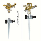 Verstellbarer Rasensprinkler mit rotierendem Sprühkopf. Angebot.