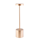 LED kabellose Designer-Tischlampe. Lampe mit Dimmung. Akkubetrieb. Nachttisch, Gartentisch. Exklusiv. Touch-Funktion