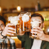 Coole Drinks, große Form: 6er-Silikon-Eiswürfelform für große runde Kugel-Eiswürfel