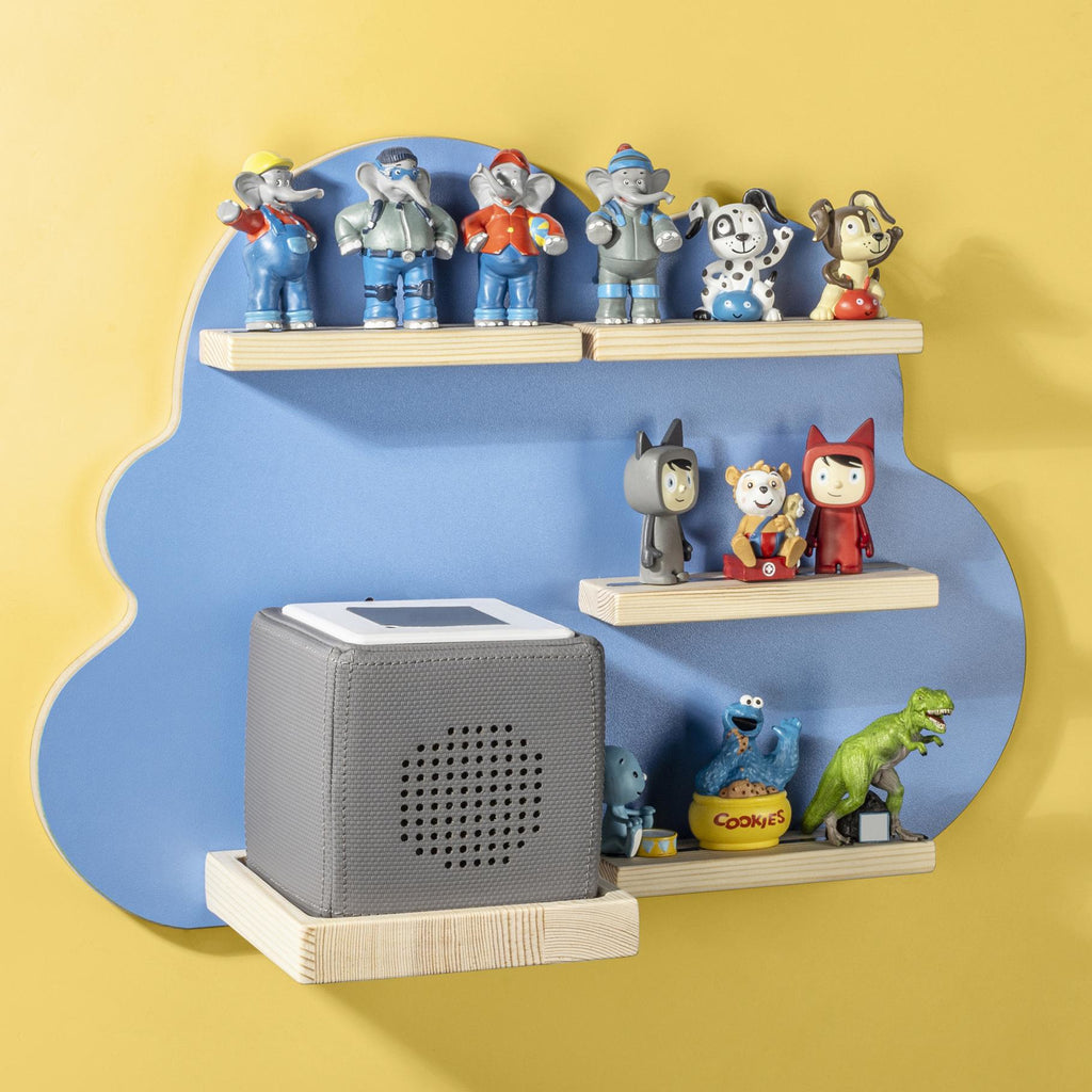 kinderzimmer spielsachen aufbewahrung Wolkenregal für Kinderzimmer 48 x 35 cm – Aufbewahrung für Figuren und – Poochy-Couture