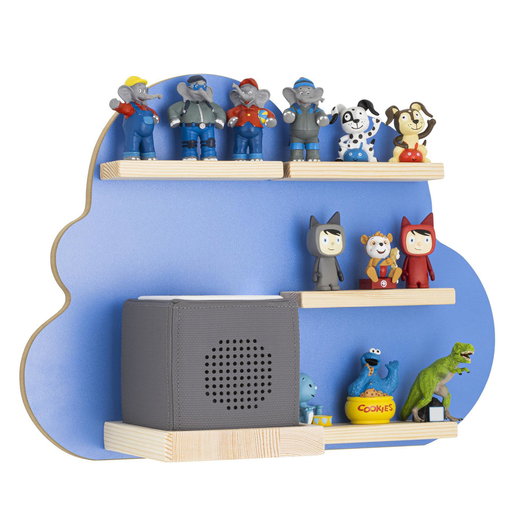 aufbewahrung spielsachen kinderzimmer Wolkenregal für Kinderzimmer 48 x 35 cm – Aufbewahrung für Figuren und – Poochy-Couture