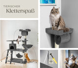 Kratzbaum MARCO 141 cm, Katzenbaum mit Sisal