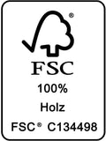 Wetterfester ausziehbarer Gartentisch aus Eukalyptusholz 150 bis 200x100x74cm