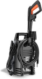 Hochdruckreiniger 110 BAR Arbeitsdruck, Fördermenge 390 l/h,1400 Watt Leistung, 5 m Hochdruckschlauch und -Pistole, 4.9 kg, inkl. Zubehör