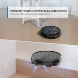 Saugroboter – Leistungsstarker 2800 Pa Staubsauger Roboter mit App-Steuerung, HEPA-Filter & Automatischer Navigation für Tierhaare und Teppiche