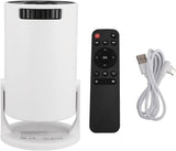 Mini-Beamer rundes Gehäuse, 4K UHD Heimkino Projektor LCD 5G WiFi Bluetooth Taschenkino für Iphone und Android (Kopie)