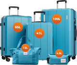 Vallsero 3+2 tlg. Koffer Set, Gepäck Set, Trolleys, Reise Koffer 5tlg