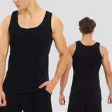 Herren Unterhemd – 5er Pack Tank Tops aus 100 % Baumwolle, weiß