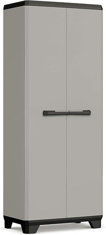 Kunststoffschrank – 166×68×39 cm | 3 Böden | Mehrzweckschrank für Innen & Außen