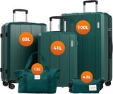 Vallsero 3+2 tlg. Koffer Set, Gepäck Set, Trolleys, Reise Koffer 5tlg