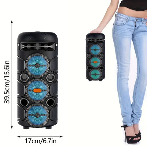 Kabelloser Lautsprecher mit Subwoofer. Ob Pop oder Klassik. Toller Klang!