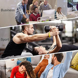 Herren Unterhemd – 5er Pack Tank Tops aus 100 % Baumwolle, schwarz