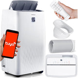 Mobile Klimaanlage für große Räume, Hallen, Büros. 14000 BTU, R290. Farbe: Weiß