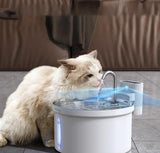 Kabelloser Akku-Katzenbrunnen 3,5 Liter – mit Sensor, Akku (4000 mAh), superleise, inkl. 3-Fach-Filter – Trinkbrunnen für Katzen