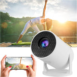 Mini-Beamer rundes Gehäuse, 4K UHD Heimkino Projektor LCD 5G WiFi Bluetooth Taschenkino für Iphone und Android (Kopie)
