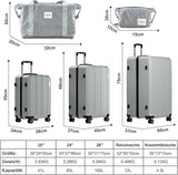 Vallsero 3+2 tlg. Koffer Set, Gepäck Set, Trolleys, Reise Koffer 5tlg