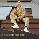 12 Paar Socken für Damen & Herren – Bio-Baumwoll-Mix, atmungsaktiv, weich & ideal für Sport und Alltag, weiß