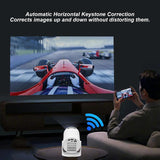 Mini-Beamer rundes Gehäuse, 4K UHD Heimkino Projektor LCD 5G WiFi Bluetooth Taschenkino für Iphone und Android (Kopie)
