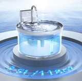 Kabelloser Akku-Katzenbrunnen 3,5 Liter – mit Sensor, Akku (4000 mAh), superleise, inkl. 3-Fach-Filter – Trinkbrunnen für Katzen