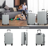 Vallsero 3+2 tlg. Koffer Set, Gepäck Set, Trolleys, Reise Koffer 5tlg