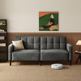 Sofa 3-Sitzer mit Schlaffunktion, Klappsofa, Schlafsofa mit verstellbarer Rückenlehne & Armlehnen. Bettfunktion.