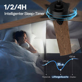 Deckenventilator mit LED Beleuchtung 132cm 6+1 Geschwindigkeiten Timer Leise Dimmbar Fernbedienung