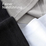 Herren Unterhemd – 5er Pack Tank Tops aus 100 % Baumwolle, schwarz