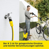 Kärcher Hochdruckreiniger K 3. 120 BAR! Mit Pistole, 6 m Hochdruckschlauch. Mit Dreckfräse.